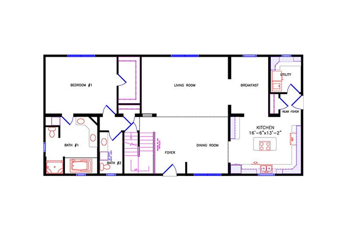 5205 Lexington Colonial floor plan