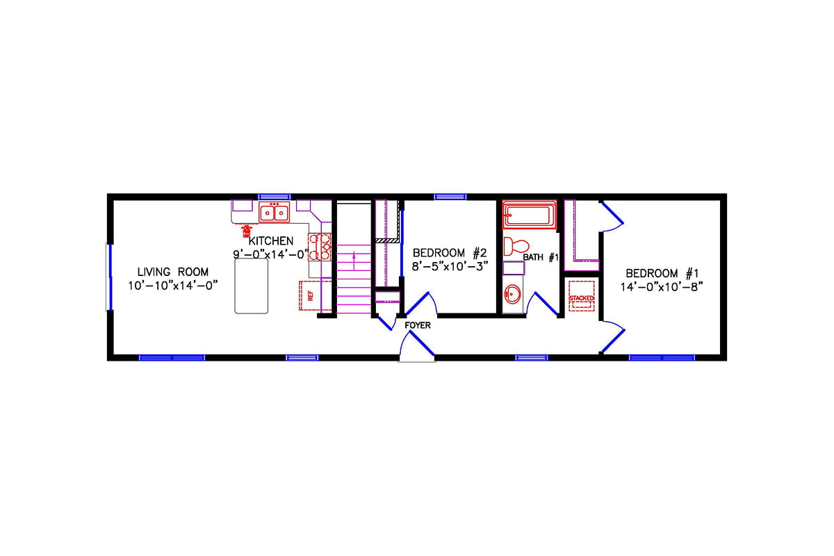 5300 Cottage floor plan