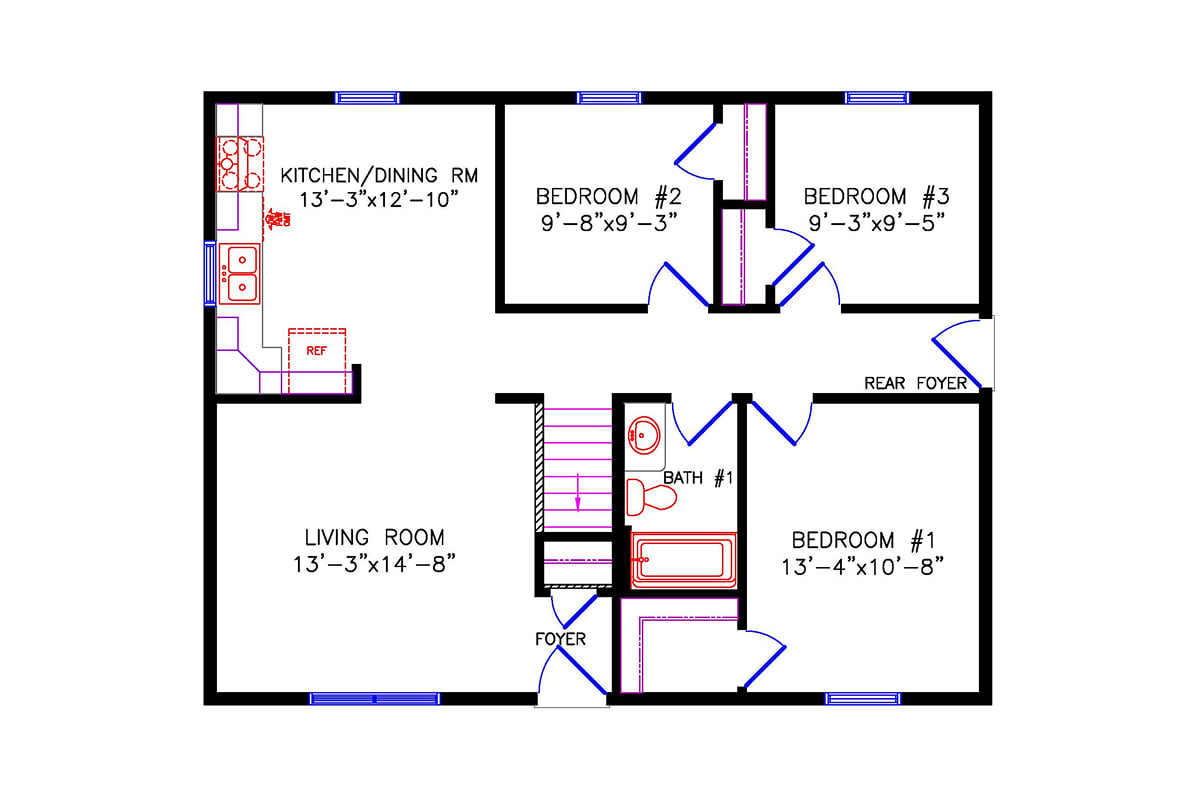 5520 Cottage floor plan