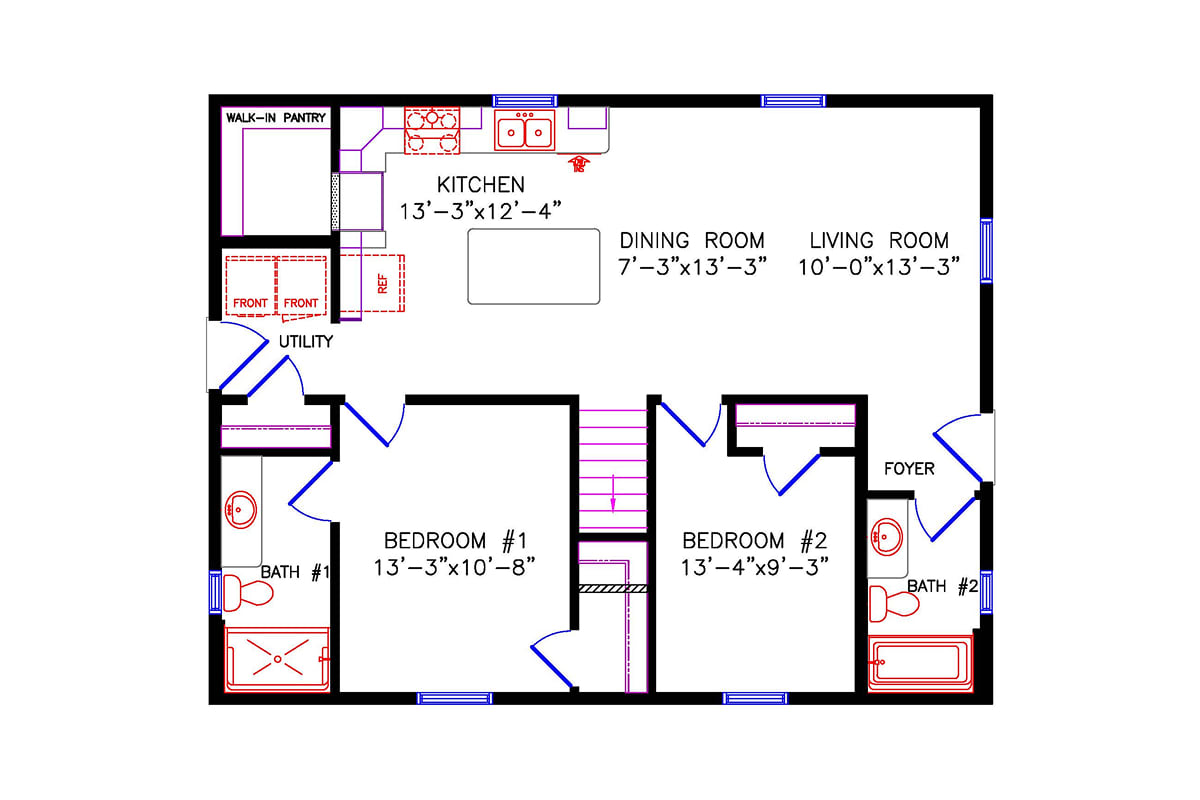 5530 Cottage floor plan