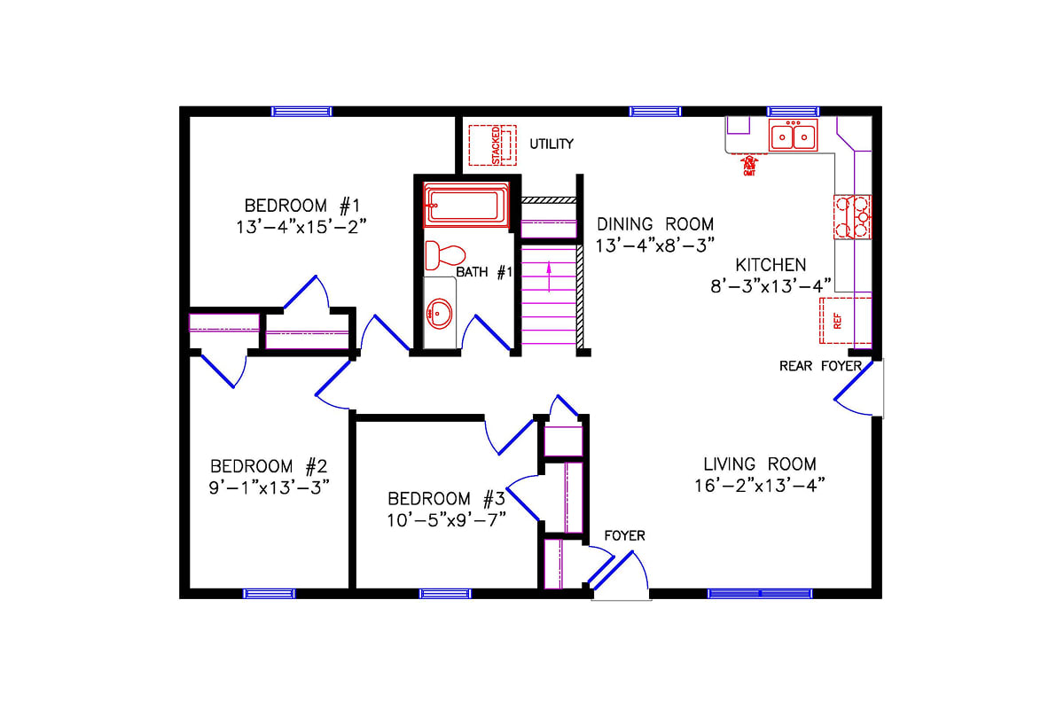 5540 Cottage floor plan