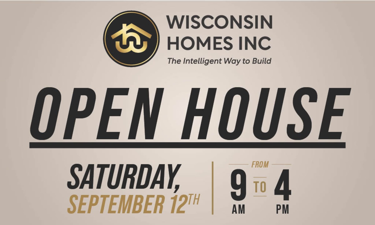Wisconsin Homes Open House September 12