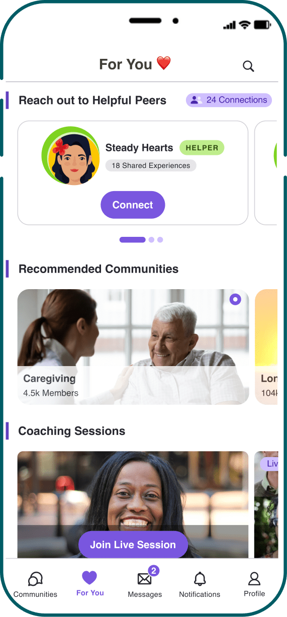 Connect with peers 1-on-1