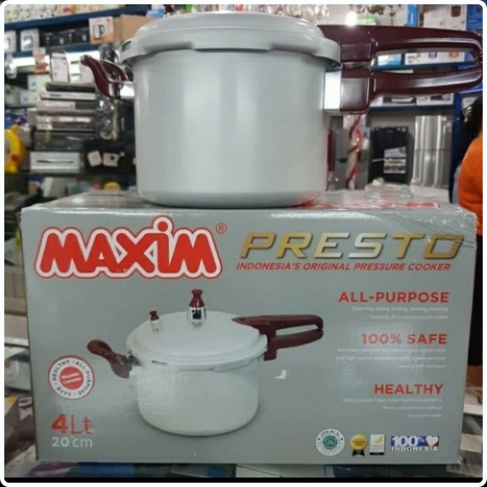 Jual Panci Presto Maxim Ukuran 7 Liter Diameter 24Cm Kode 088 4 Liter