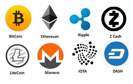 Popular Cryptocurrencies