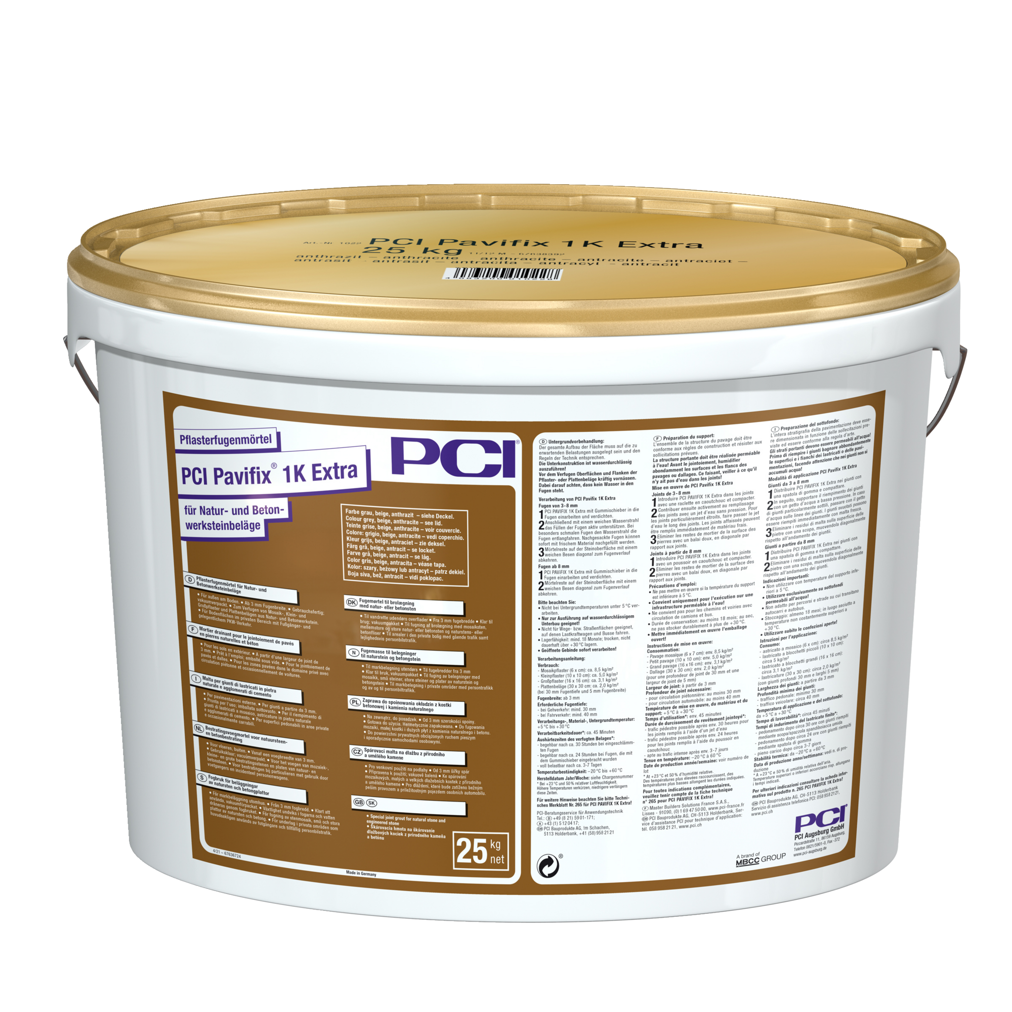 PCI Pavifix 1K Extra 25 kg bestratingsvoegmortel beige