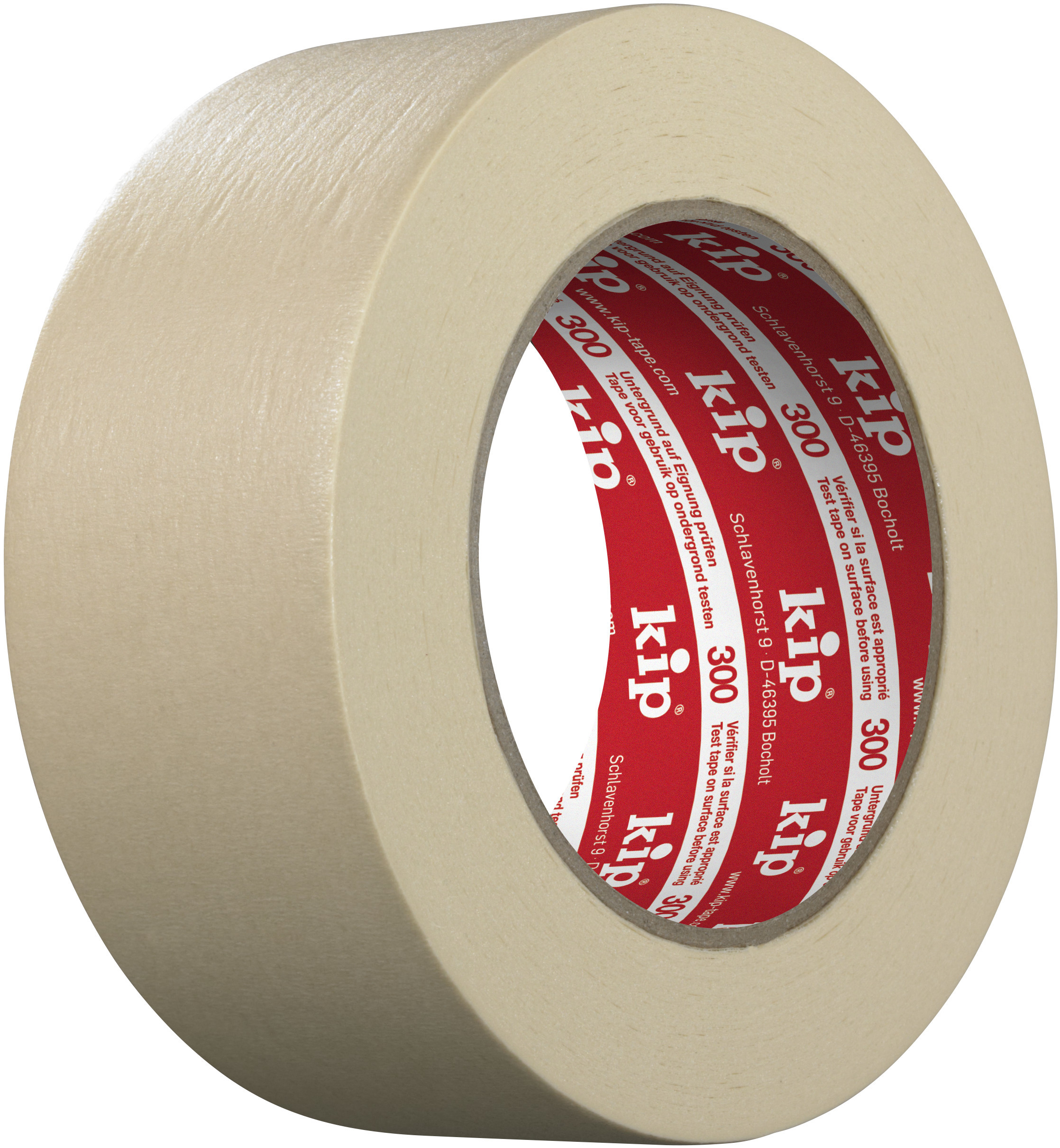 Kip masking tape 300 binnen / buiten 48 mm wit 50 mt