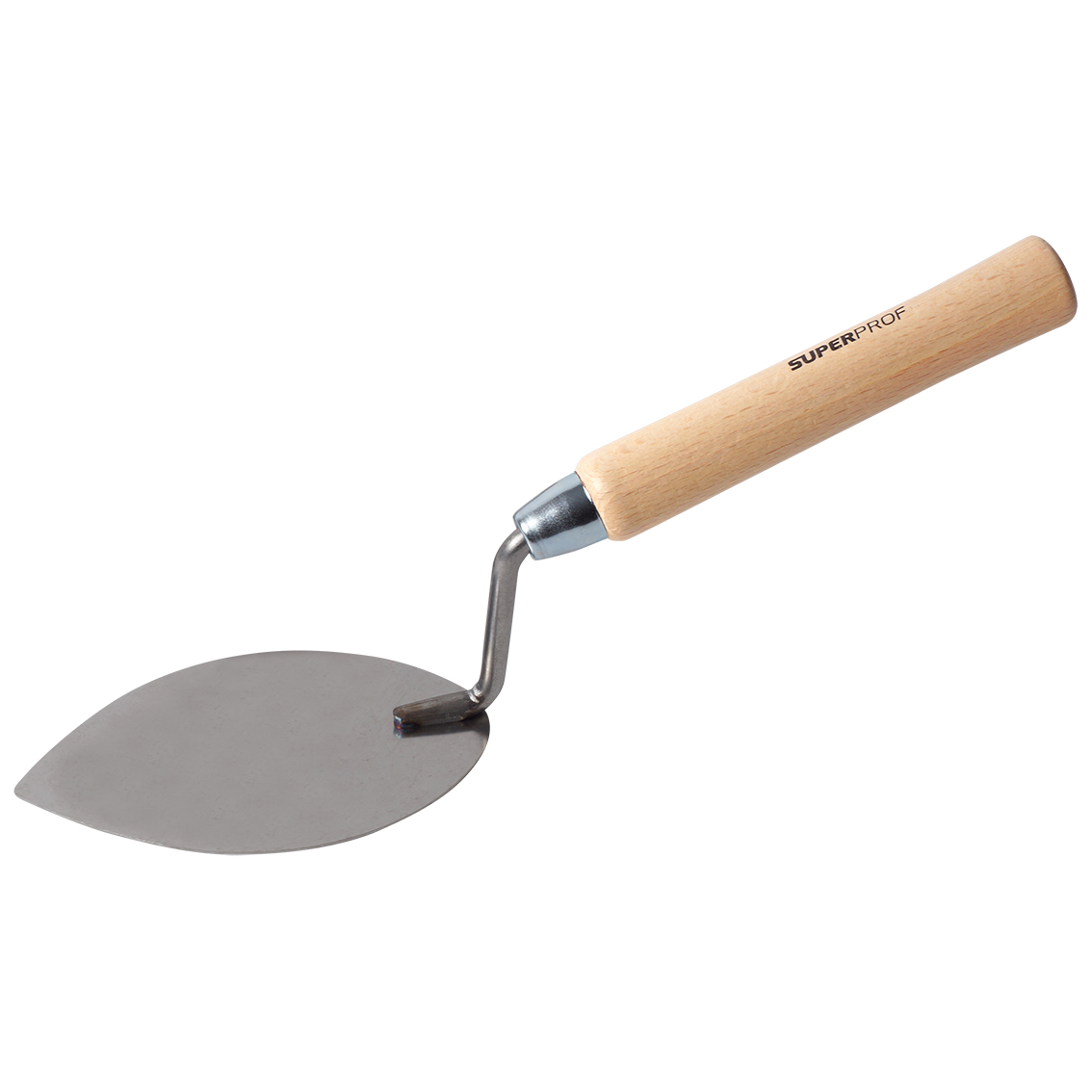 Tegeltroffel 160 mm rvs