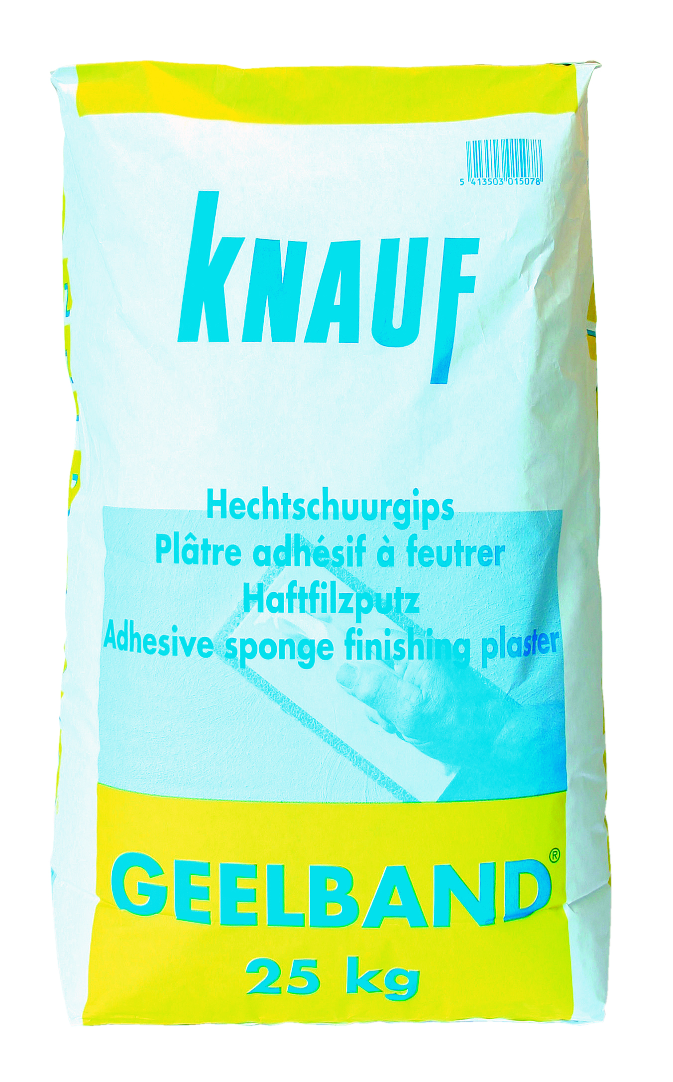 Knauf geelband 25 kg schuurgips