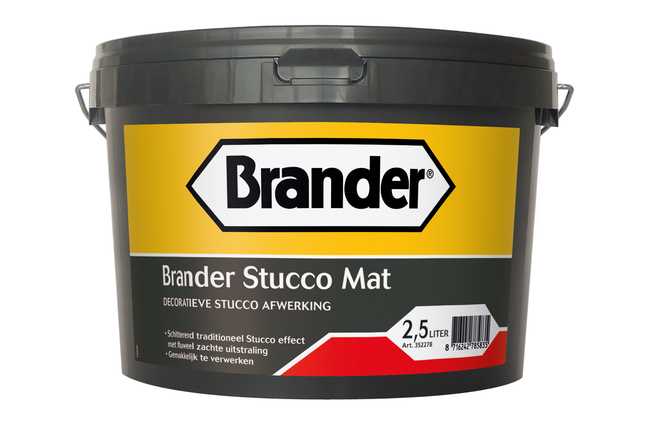 Brander Stucco Mat 2,5 kg bi decoratieve pleister