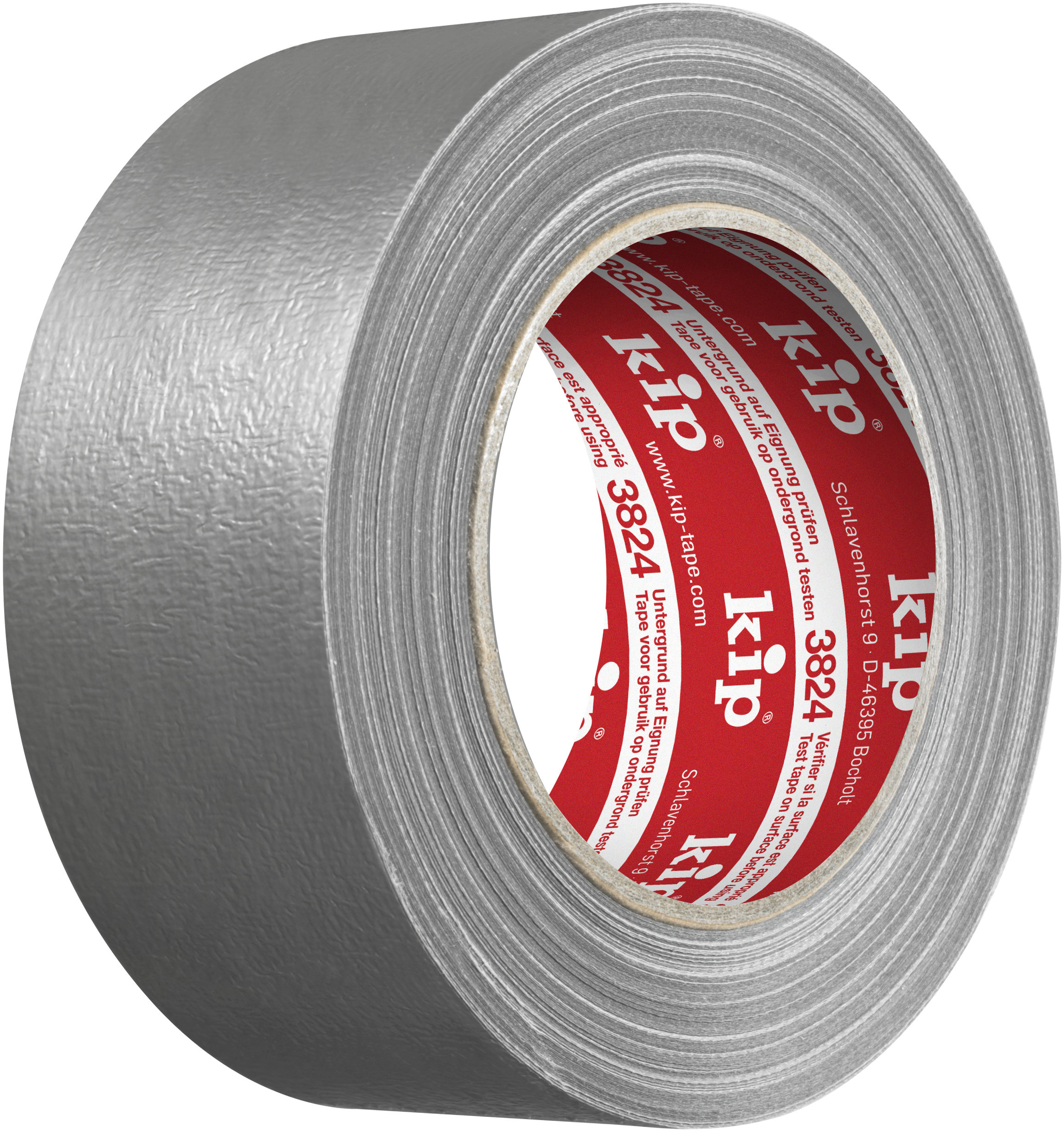 Kip textielband 3824 50 mm steenband zilver (basis) 50 mt