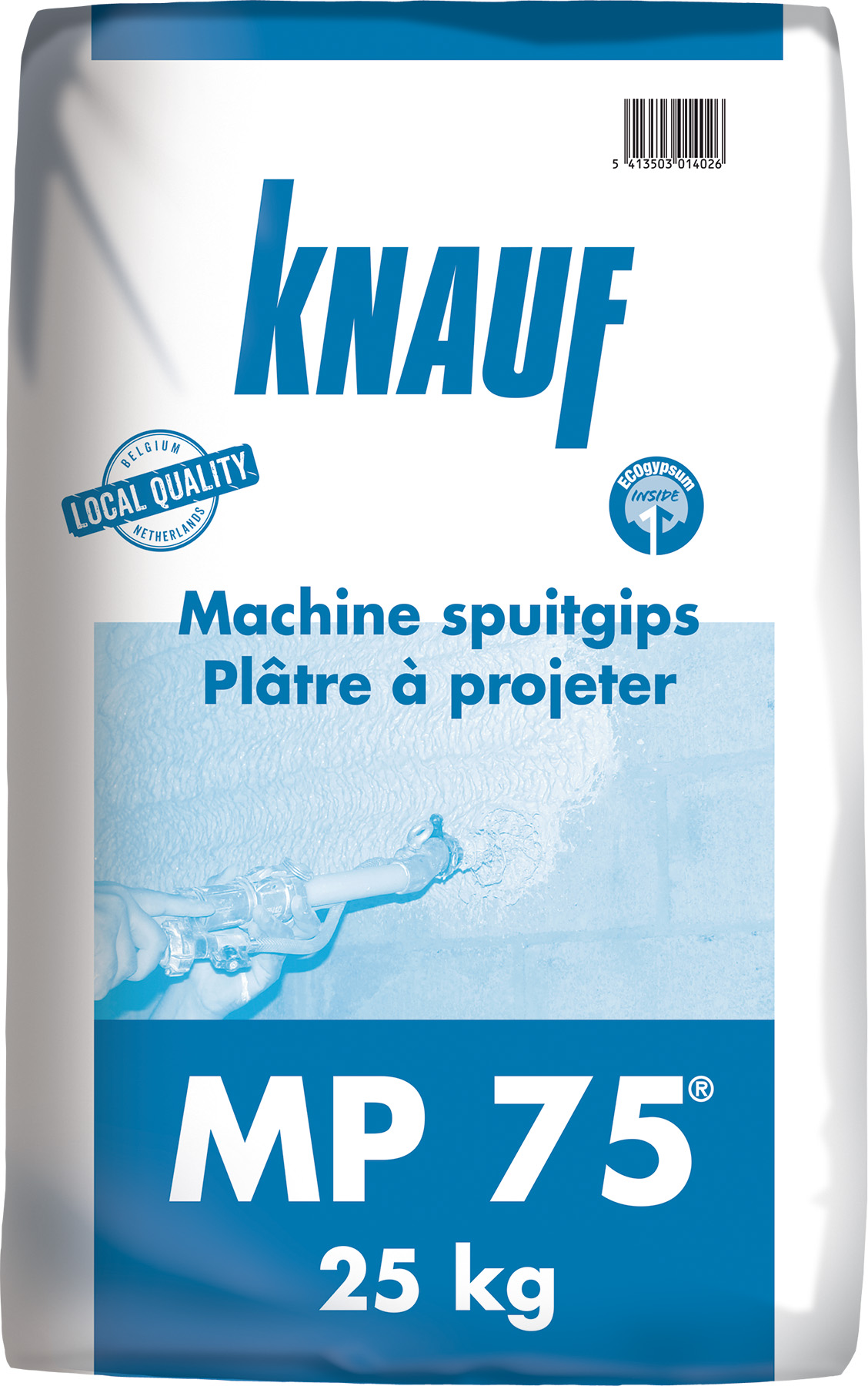 Knauf MP 75-E Engis 25 kg spuitgips machinepleister