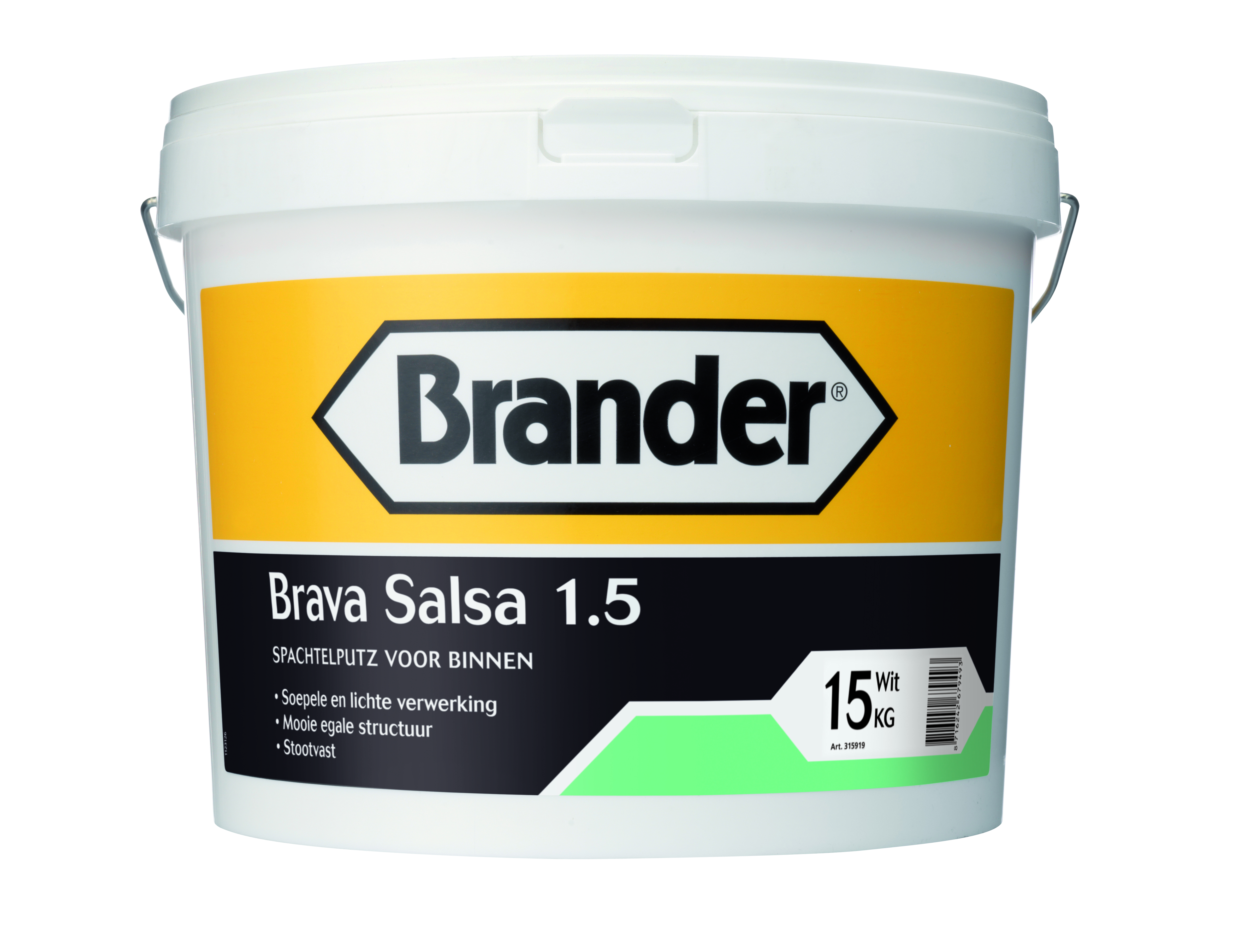 Brava Salsa 1,5 mm 15 kg sierpleister wit