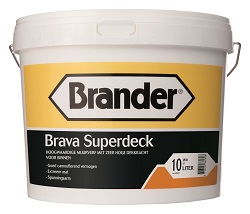 Bravasuperdeck 5 lt basis Z bi muurverf oplosmiddelvrij