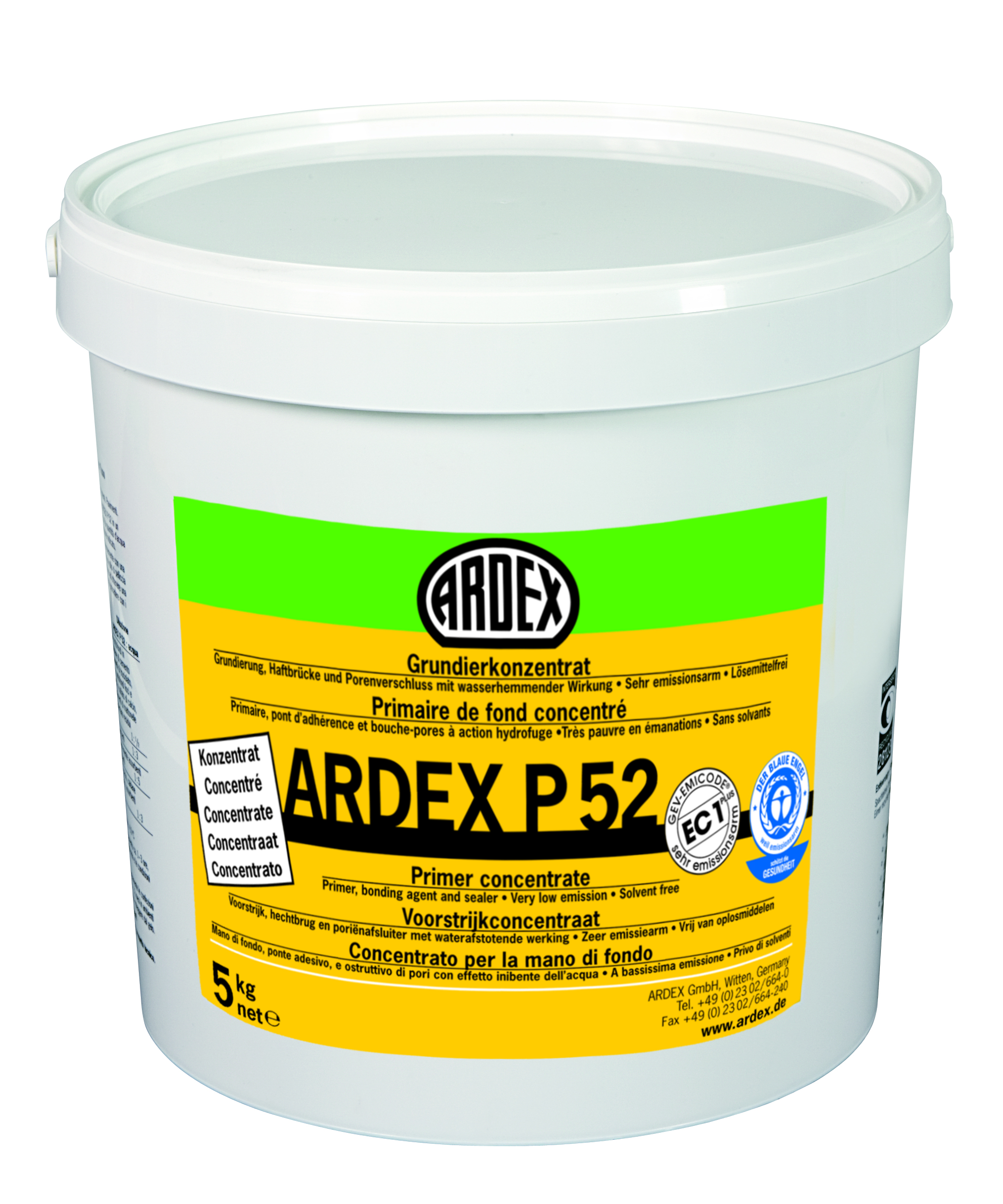 Ardex P 52 voorstrijkmiddel 5 kg binnen concentraat tbv vloer