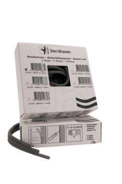 Den Braven rondschuim 15 mm 1 mt (SZ)