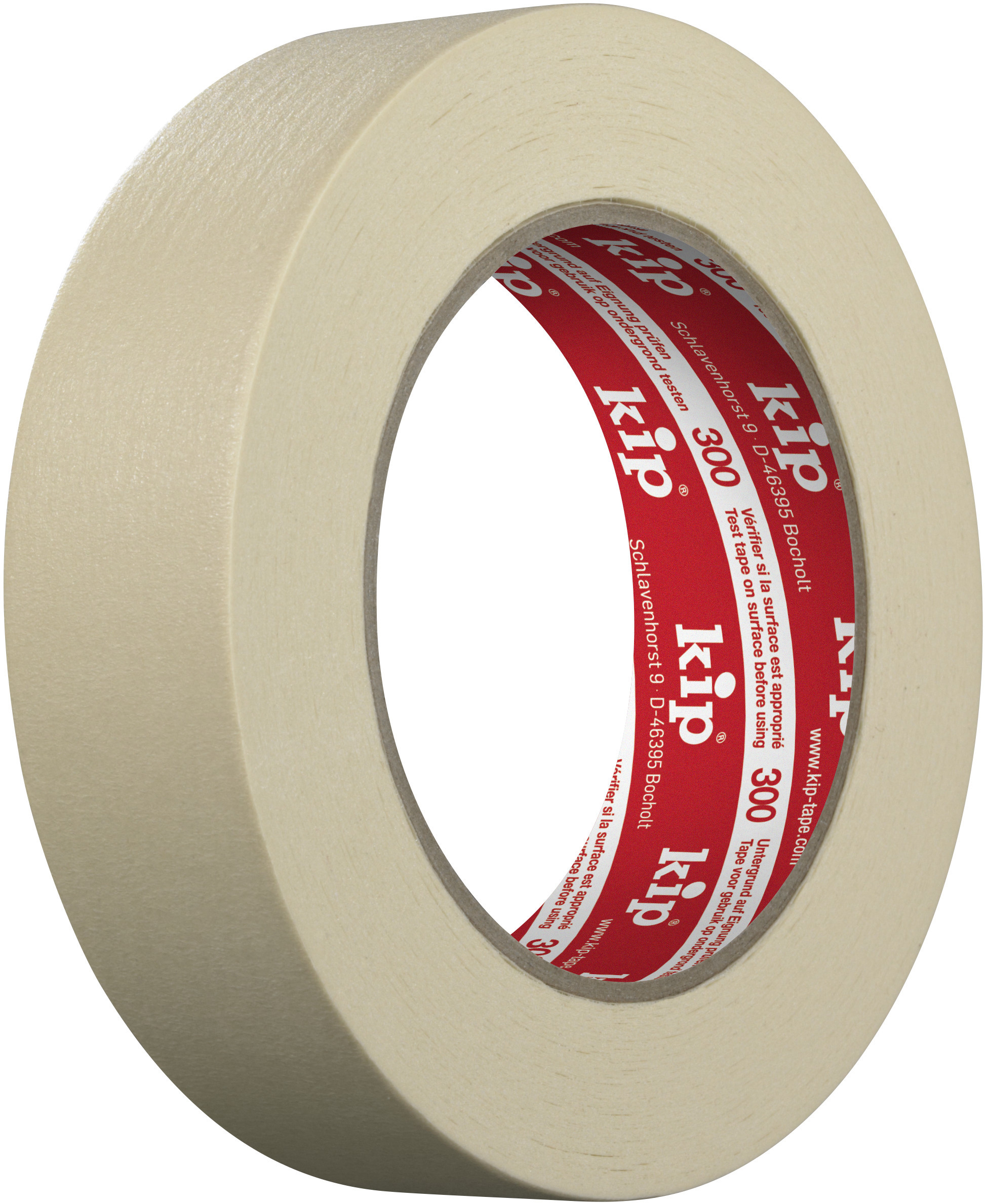 Kip masking tape 300 binnen / buiten 30 mm wit 50 mt