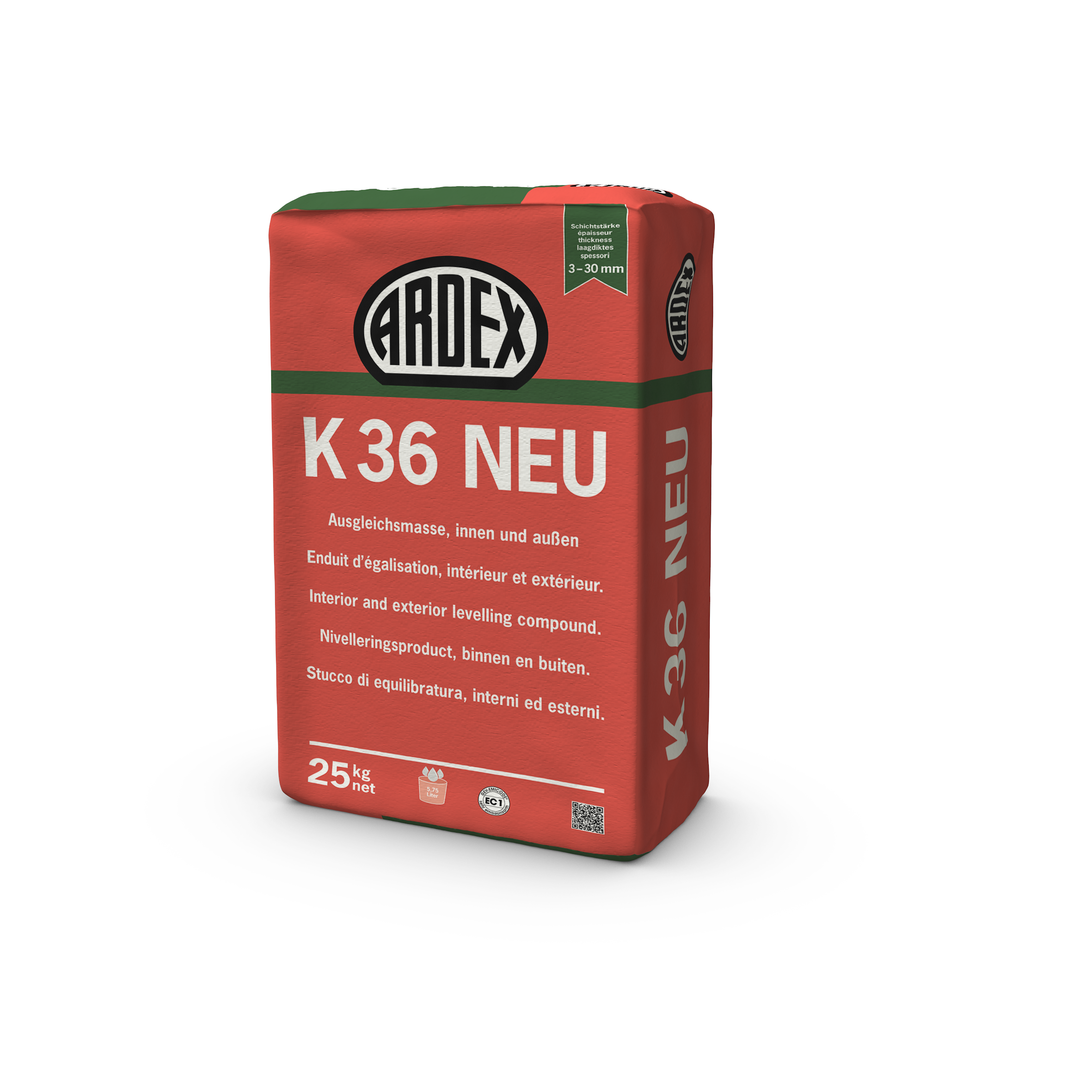 Ardex K 36 uitvlakmiddel 25 kg Egaline binnen en buiten