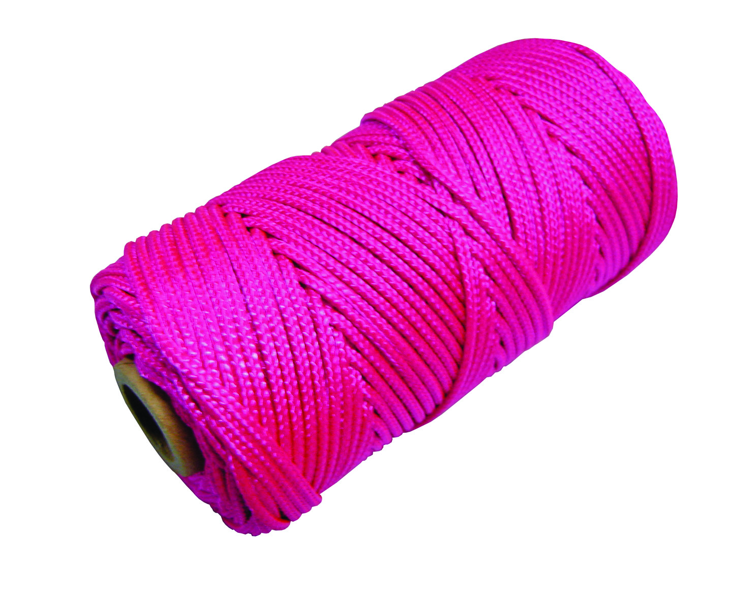 Metselkoord gevlochten 1,5mm PA fluor rose klos 50 mt