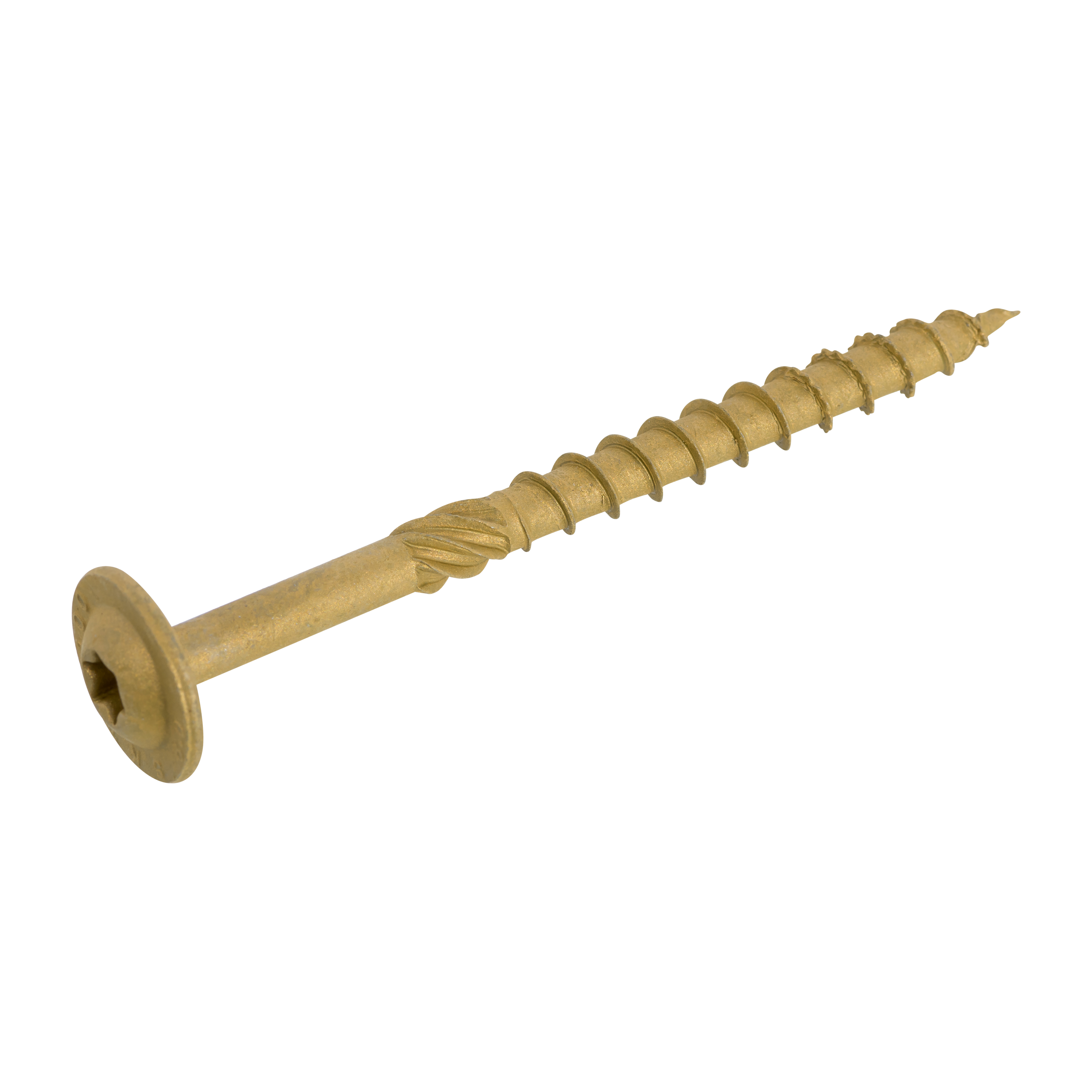 Dynaplus Houtbouwschroef TK 8,0x120/70mm AR-coating brons 50 st T40