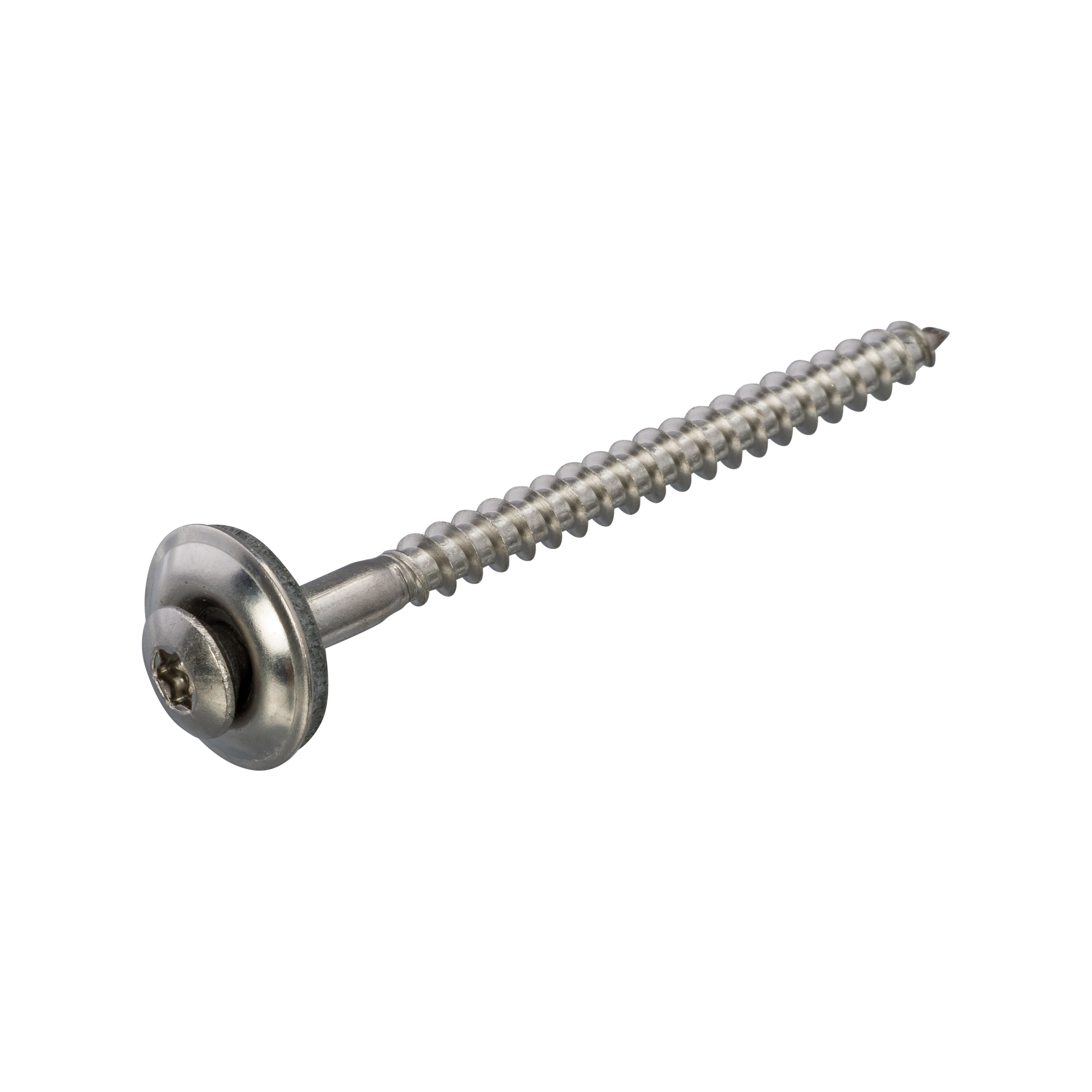 Spenglerschroef LK 4,5x50 mm RVS 100 st T20 met 15mm EPDM ring