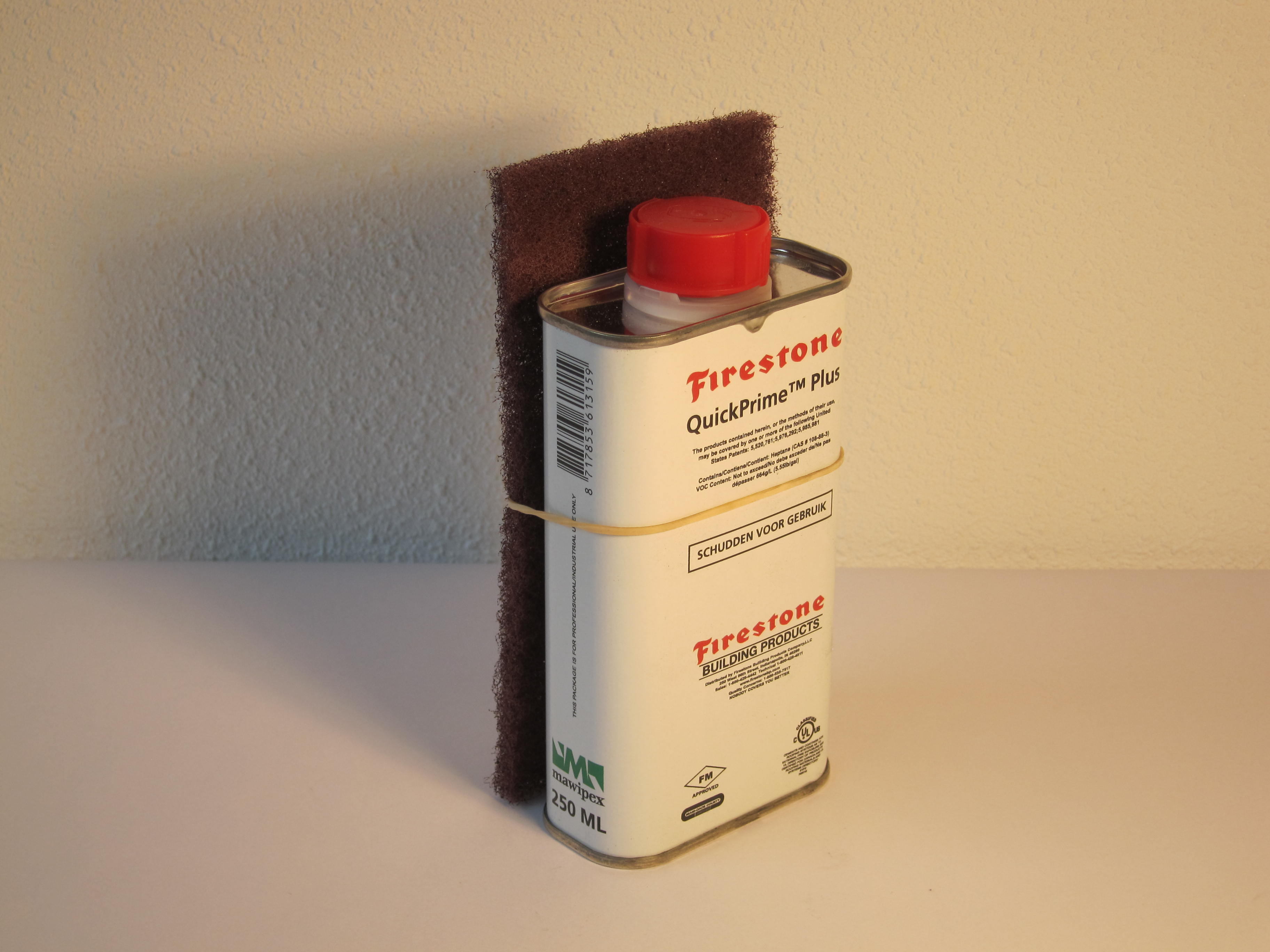RubberCover QuickPrime Plus 250 ml tbv EPDM incl schuurspons