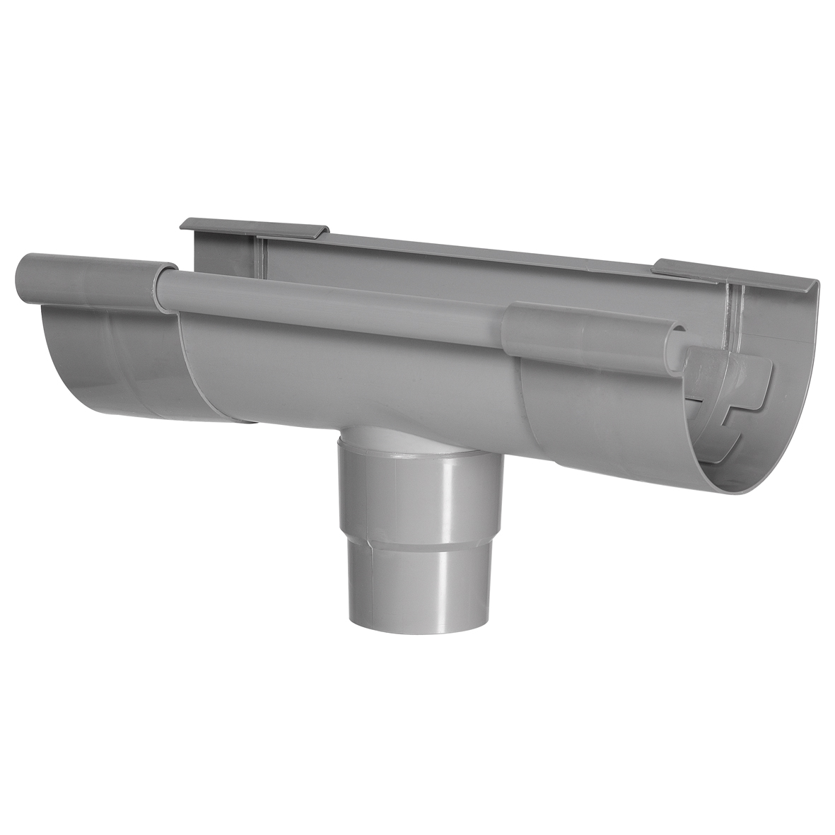 Martens kraalgootuitloop 125 mm grijs