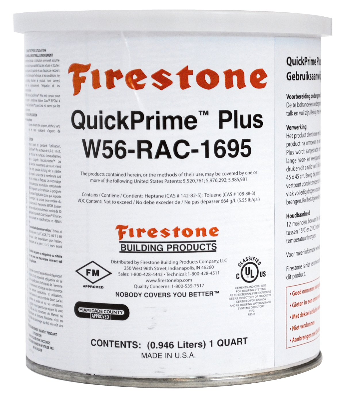 RubberCover QuickPrime Plus 950 ml tbv EPDM