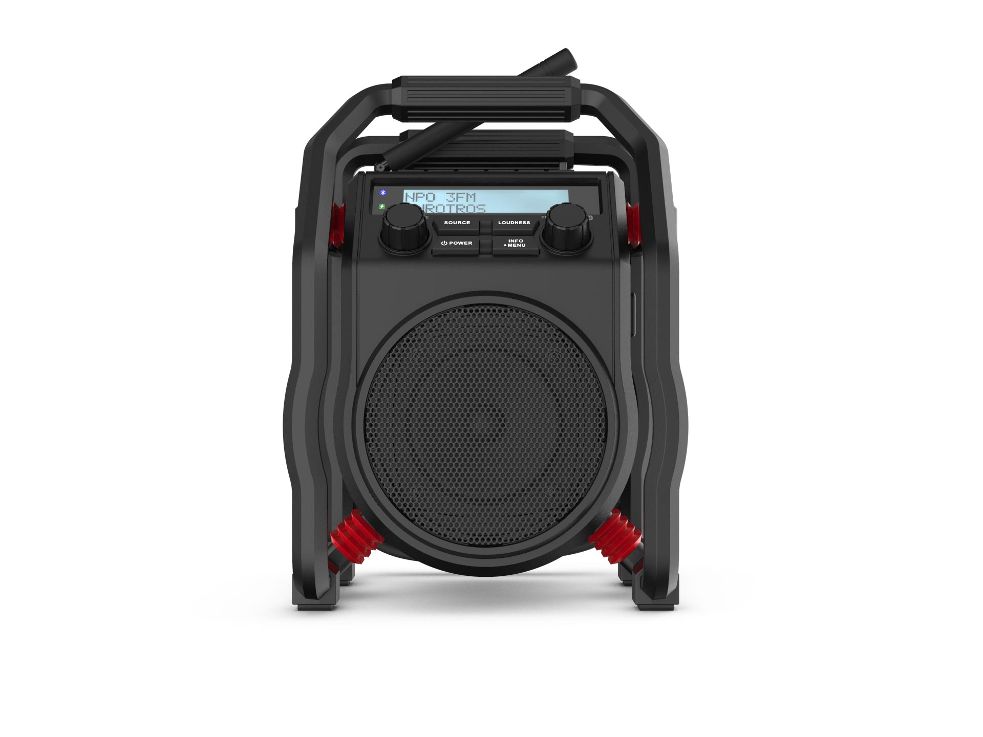 Perfectpro bouwradio Ubox 400R2 zwart