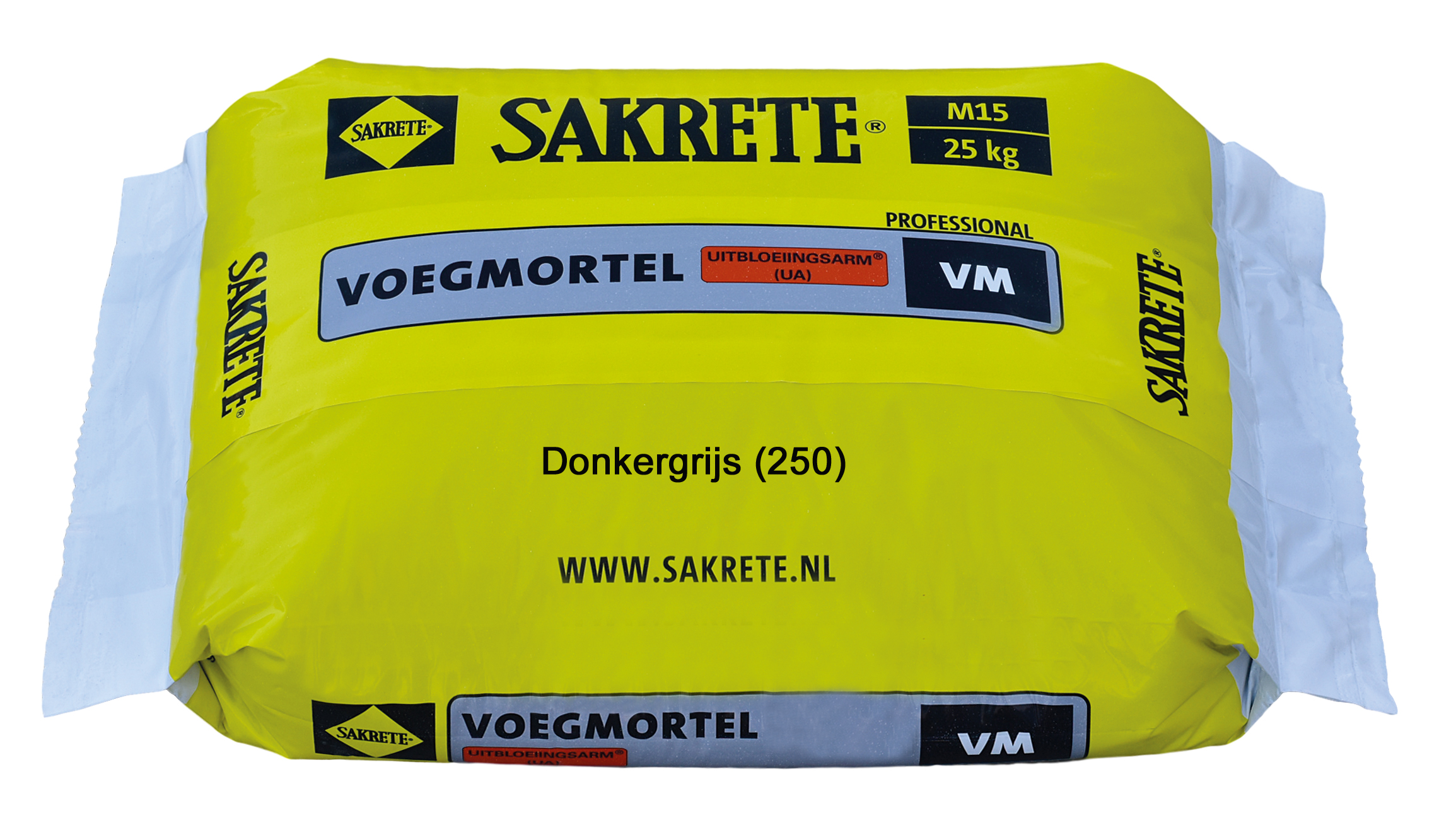 Sakrete voegmortel 250 UA 25 kg uitslagarm donkergrijs
