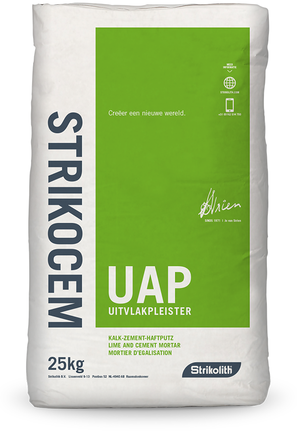 Strikocem Univ uitvlakpleister 25kg UAP