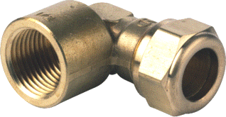 VSH Messing knel knie 1/2x15 mm binnendraad