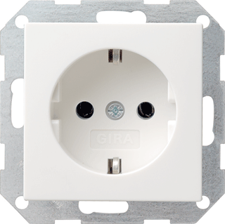 GIRA inbouw wcd + RA inzet ST55 zuiver wit glanzend