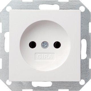 GIRA inbouw wcd inzet ST55 zuiver wit glanzend