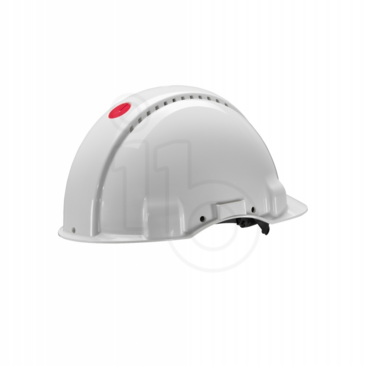 3M peltor veiligheidshelm wit draaiknop ABS indicator (VZ)