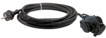 Contactblok rubber 3-v 10 mt NWPK H07RN-F 3x1,5 mm