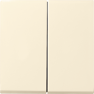GIRA wip 2x schakelaar serie ST55 creme wit glanzend