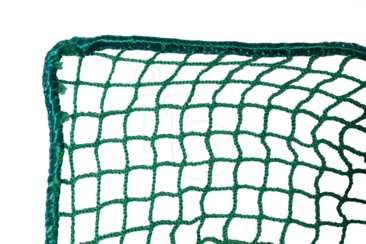 Aanhangernet 2x4 mt met hoeklus+elastiek mw=45 mm (SZ)