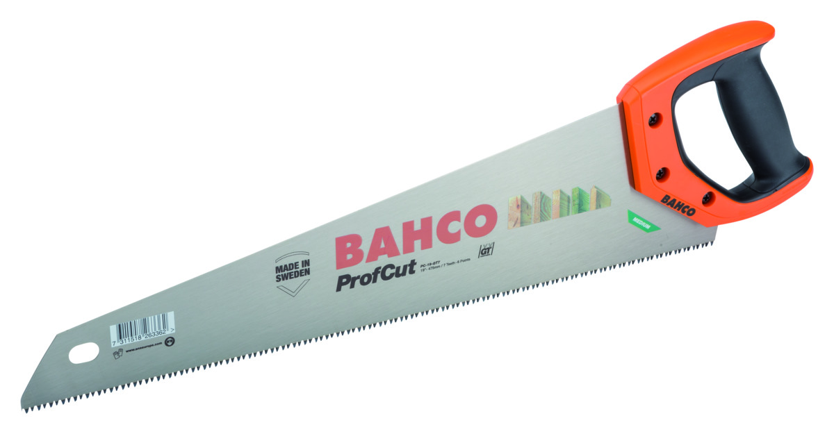 Bahco handzaag PC-22-GT7 550 mm 7T per inch professional