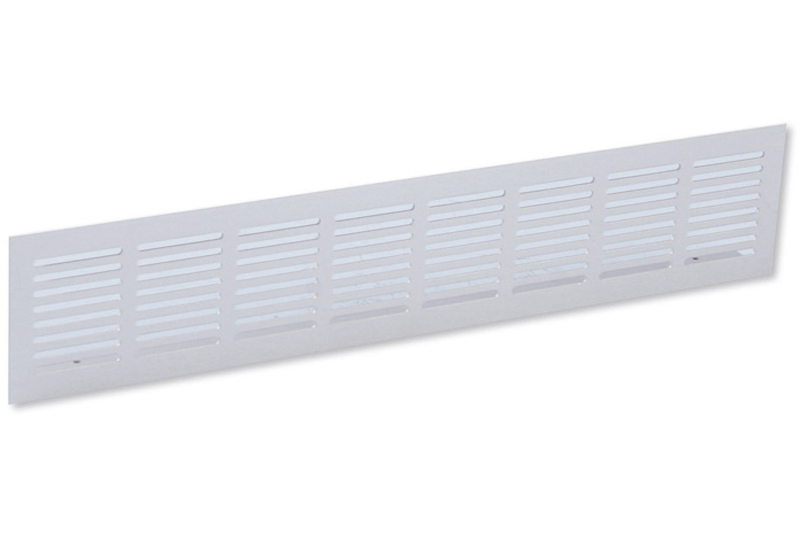Plintrooster 400x80 mm aluminium F1 (SZ)