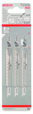 Bosch decoupeerzaagblad progressor T234X 5 st tbv hout (VZ)