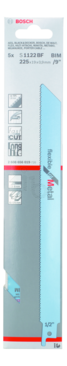 Bosch reciprozaagblad S1122BF 5 st tbv metaal (VZ)