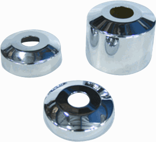 chroom kraanrozet 1/2x5 mm