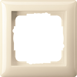 GIRA afdekraam 1 voudig ST55 creme wit glanzend