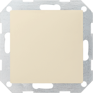GIRA inzetplaat blind ST55 creme wit glanzend