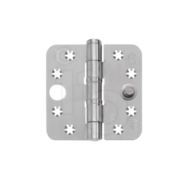 Axa veiligh.kogelscharnier 89x89 mm SKG3 1647-09-81/VE RVS rond (VZ)