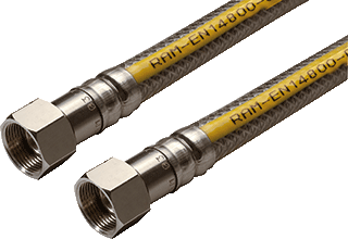Gasslangset RVS M24 75 cm