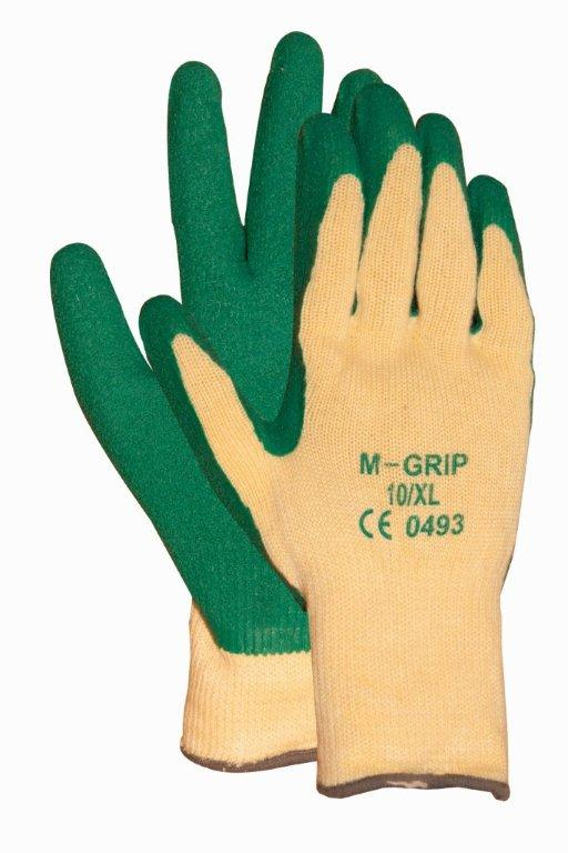 M-grip werkhandschoen mt XL 11-540 groen latex
