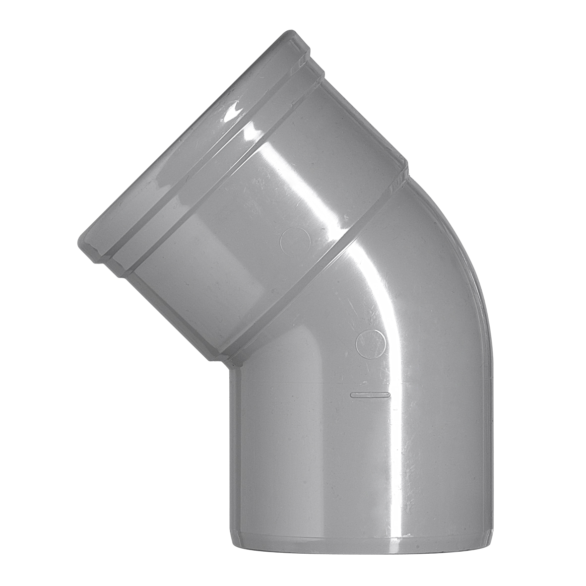Martens bocht 45gr DW 125 mm 1xmanchetmof