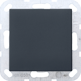 GIRA blinddeksel + draagframe ST55 zwart